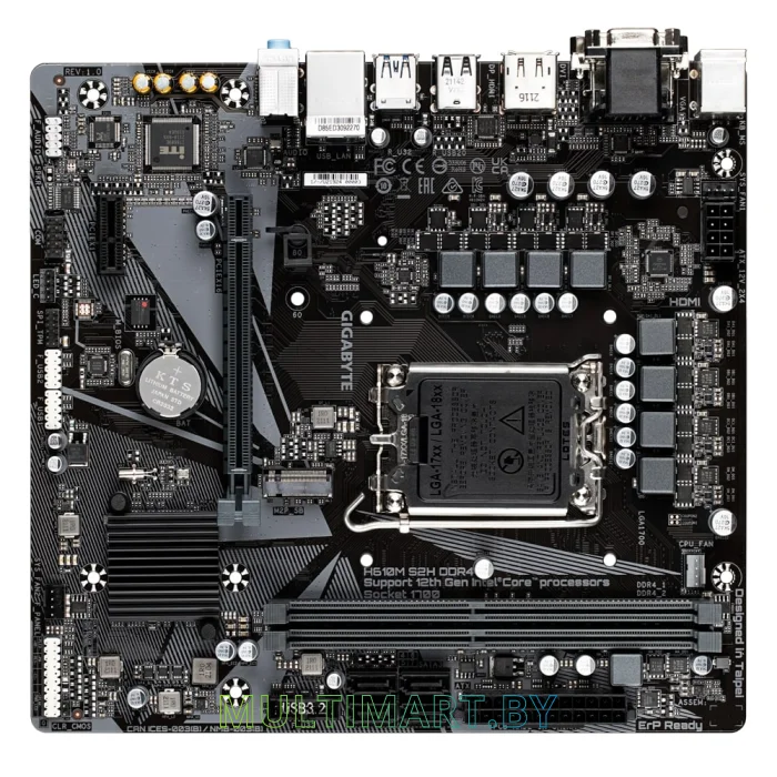 Материнская плата Gigabyte H610M S2H DDR4 (rev. 1.0)